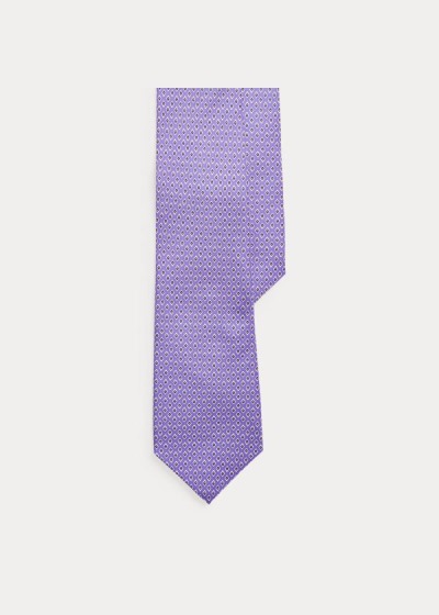 Men's Ralph Lauren Micro-Diamond Silk Ties | 294073OGK